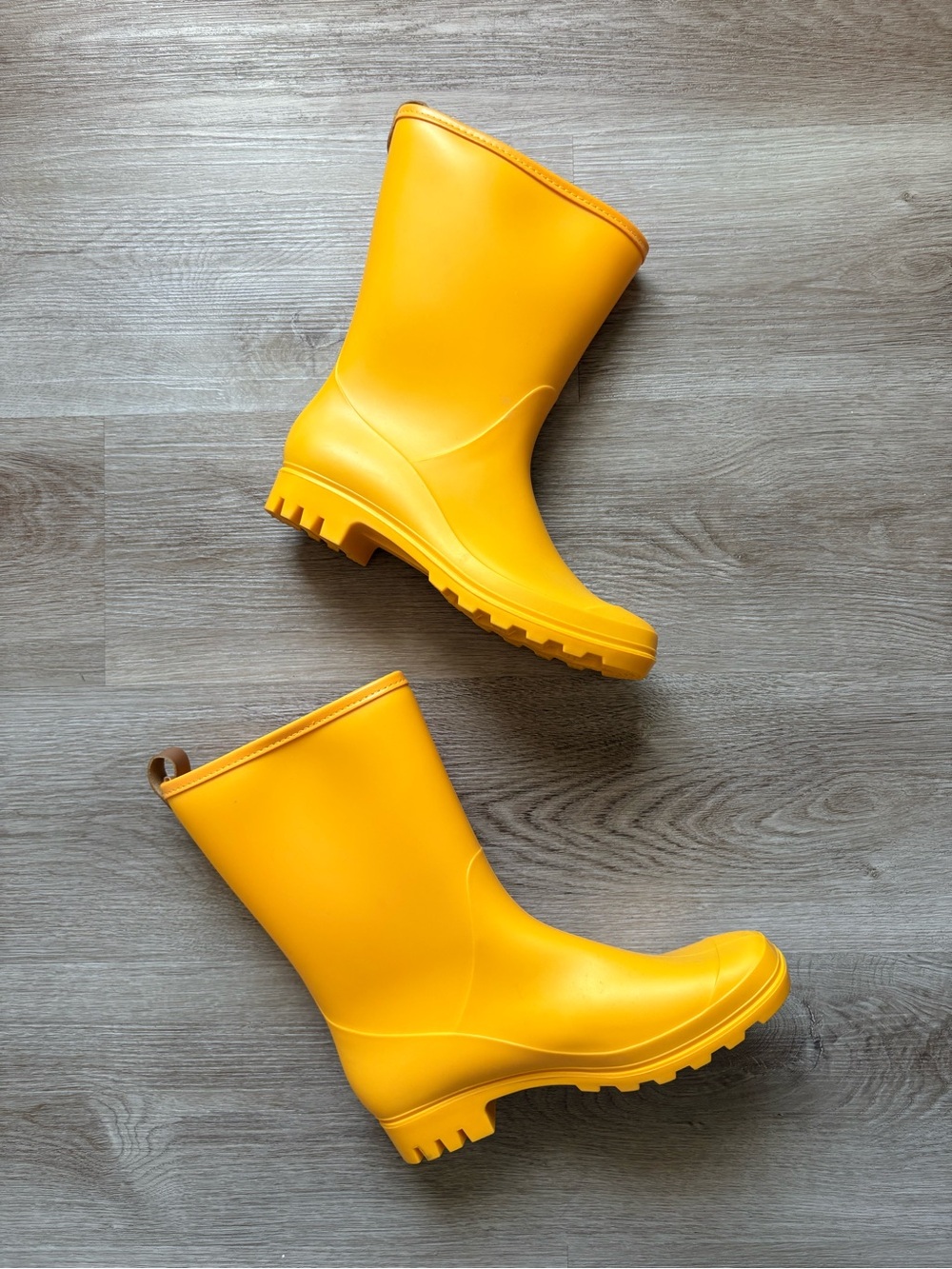 Yellow Women's Rain Boots - Classic Waterproof Boots